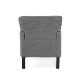 Christopher Knight Home® - Noble House - Malone Charcoal Grey Club Chair