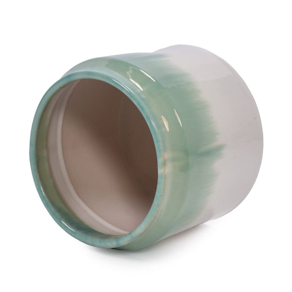 English Elm Set Of 2 Gradient Ceramic Flowerpots – Stylish Modern Planters For Indoor & Outdoor Décor Spaces! W3273P322302-GIGA