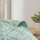 510 Design Oakley Casual 3 Piece Reversible Bedspread Set 5DS13-0171 Seafoam