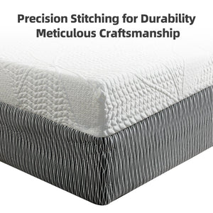 English Elm 14-inch King Mattress Japan Built Six Layer Foam Ice Silk Cool Sleep Support W5081P394377