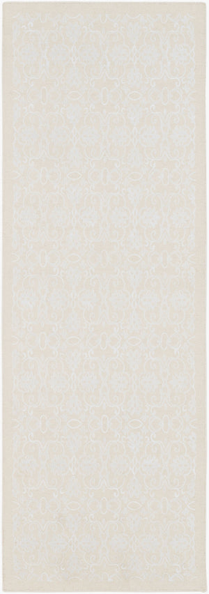 Surya Adeline 2'8" X 8' Handmade Rug - Timeless Elegance With Durable Nz Wool & Viscose For Your Home Decor Cream Wool,Viscose Ade6006-288
