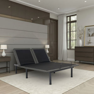 English Elm Queen Adjustable Split Flex Base with Voice Control Wireless Charging and Zero Gravity B210P286890