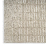 Nourison Cozy Modern CMD03 Machine Made Power-loomed Borderless Design Indoor Only Scandinavian Modern Rug Grey Ivory, Grey Ivory 100% Polyester 99446993793