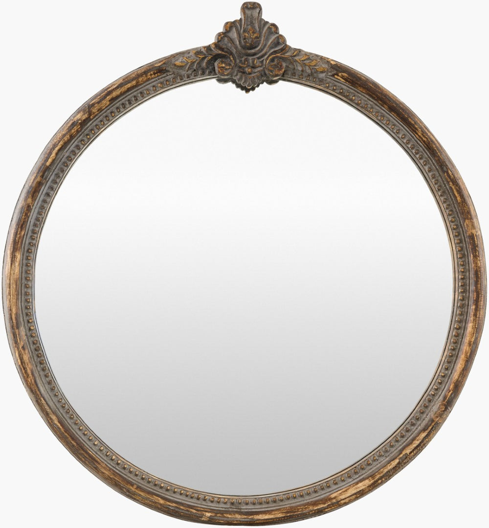 Livabliss Aden French Country Carved Frame Accent Mirror for Entryway Bedroom or Dining Wall ADEN001-2624