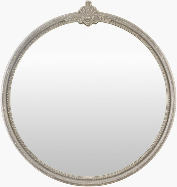 Livabliss Aden French Country Accent Mirror Distressed Finish Artisan Wall Decor for Home ADEN002-3230