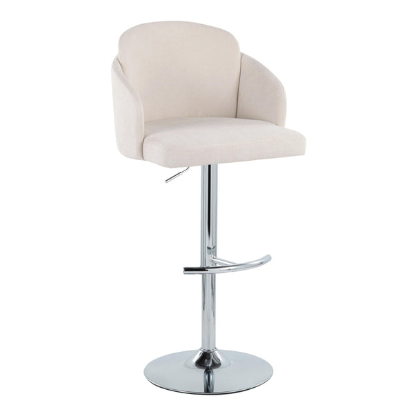 English Elm Fixed-height Swivel Counter Stools with Faux Leather Seats and Chrome Footrest Set of 2 Grey B202S02175