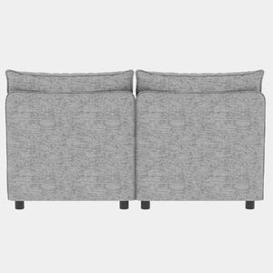 English Elm Modular Fabric Sectional Sofa with Under Seat Storage and Sleeper Flexibility W680S00127