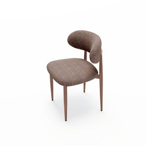 English Elm Dining Chair Set with Wood Grain Metal Frame Upholstered Seat Modern Farmhouse Kitchen Coffee W3316P449688