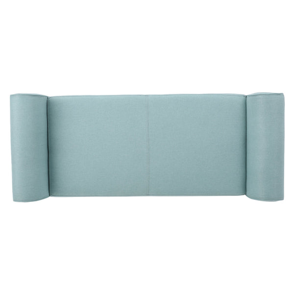 English Elm Hayes Upholstered Storage Bench with Rolled Arms for Entryway Bedroom or Living Room 57735.00LBL
