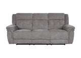 Parker House Richland - Bristol Grey Power Reclining Sofa And Recliner Grey 100% Polyester (S) Mric-31ph-brgr