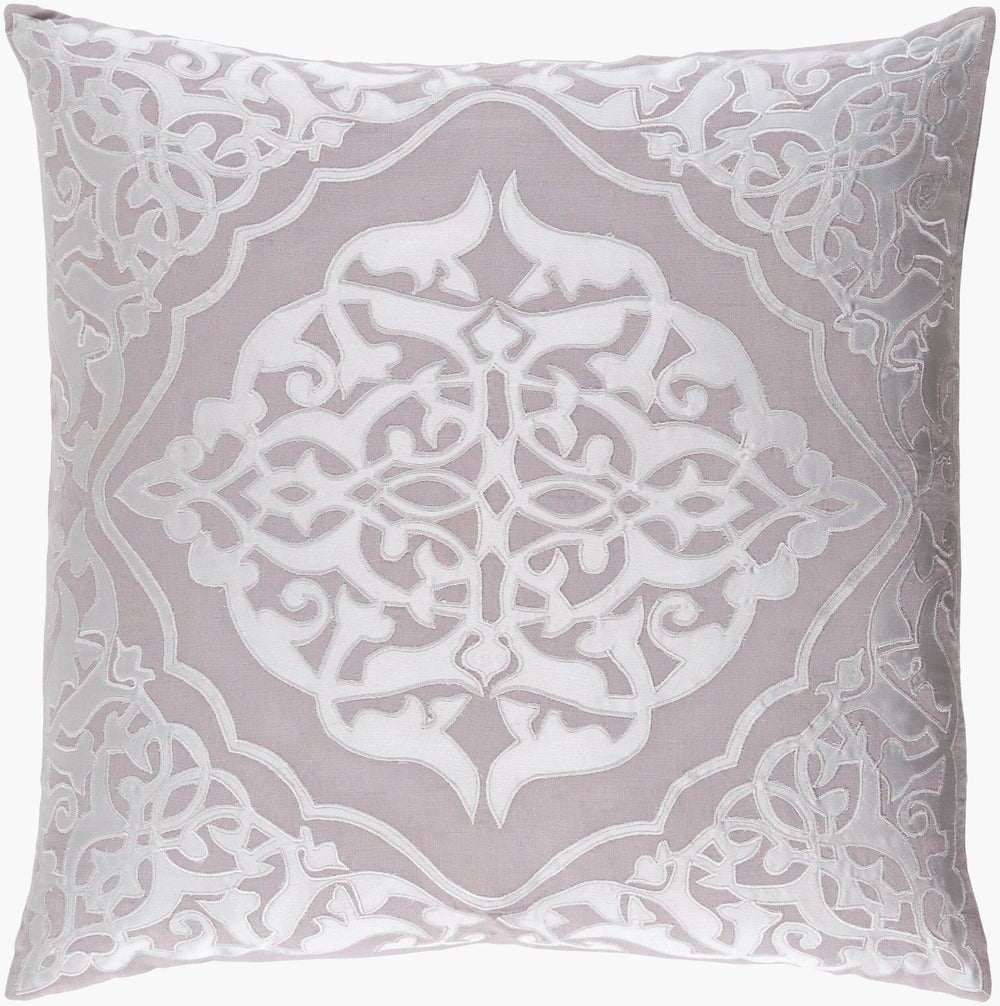 Surya Adelia 18"L X 18"W Traditional Cotton-linen Accent Pillow For Timeless Home Elegance & Comfort Dusty Pink Linen,Cotton,Linen,Cotton Adi002-1818d