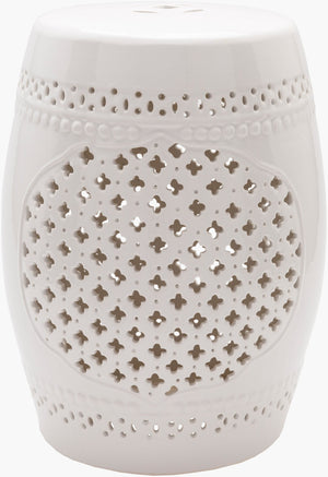 Livabliss Auburndale Ceramic Garden Stool Global Inspired Accent Seat or Outdoor Plant Stand ADL003-121218