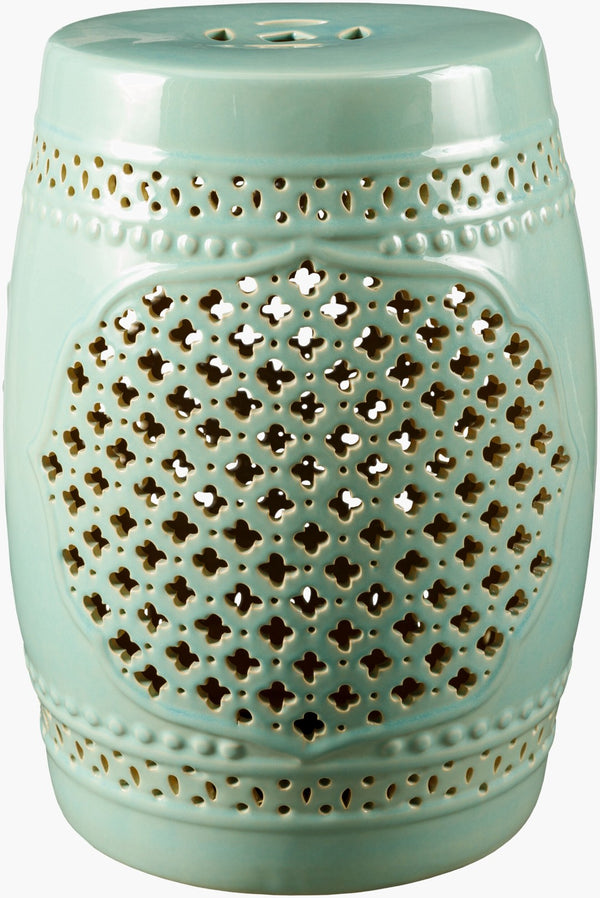 Livabliss Auburndale Handcrafted Ceramic Garden Stool Global Eclectic Accent for Any Room ADL004-171313