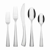 Cambridge Aladin 20-Piece Stainless Steel Flatware Set, Mirror Finish, Dishwasher Safe