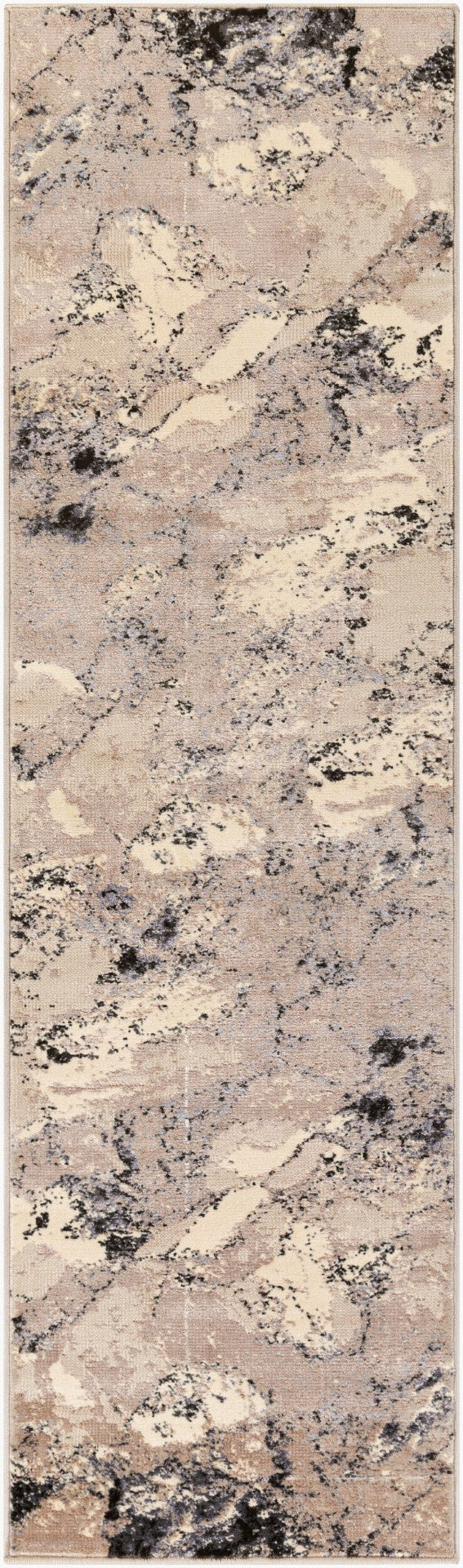 Livabliss Amadeo Graphic Runner Rug Polypropylene Blend for Hallways and Modern Entryways ADO1019-24710