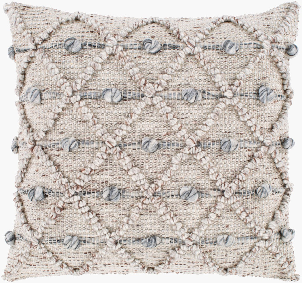 Livabliss Anders Farmhouse Cottage Square Throw Pillow Woven Polyester Cotton Sofa Accent ADR001-2020