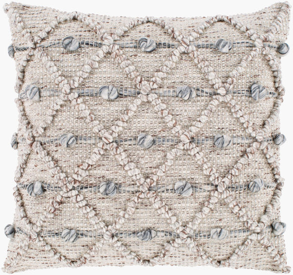 Livabliss Anders Woven Cotton Blend Farmhouse Throw Pillow for Sofa Bedding or Armchair Decor ADR001-2020P