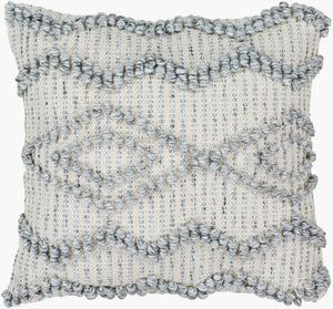 Livabliss Anders Hand-woven Cotton Blend Accent Pillow Rustic Cottage Style for Sofa or Chair ADR003-1818P