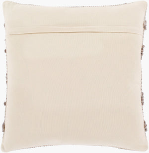 Surya Anders 20" Rustic Accent Pillow - Cozy Polyester & Cotton Blend For Stylish Home Decor Charm Taupe Polyester,Cotton,Cotton Adr007-2222p