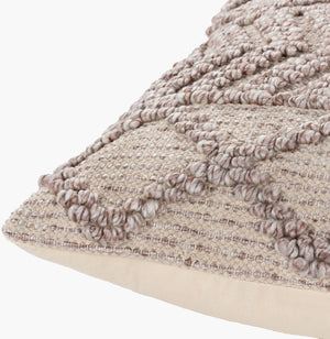 Surya Anders 20" Rustic Accent Pillow - Cozy Polyester & Cotton Blend For Stylish Home Decor Charm Taupe Polyester,Cotton,Cotton Adr007-2222p