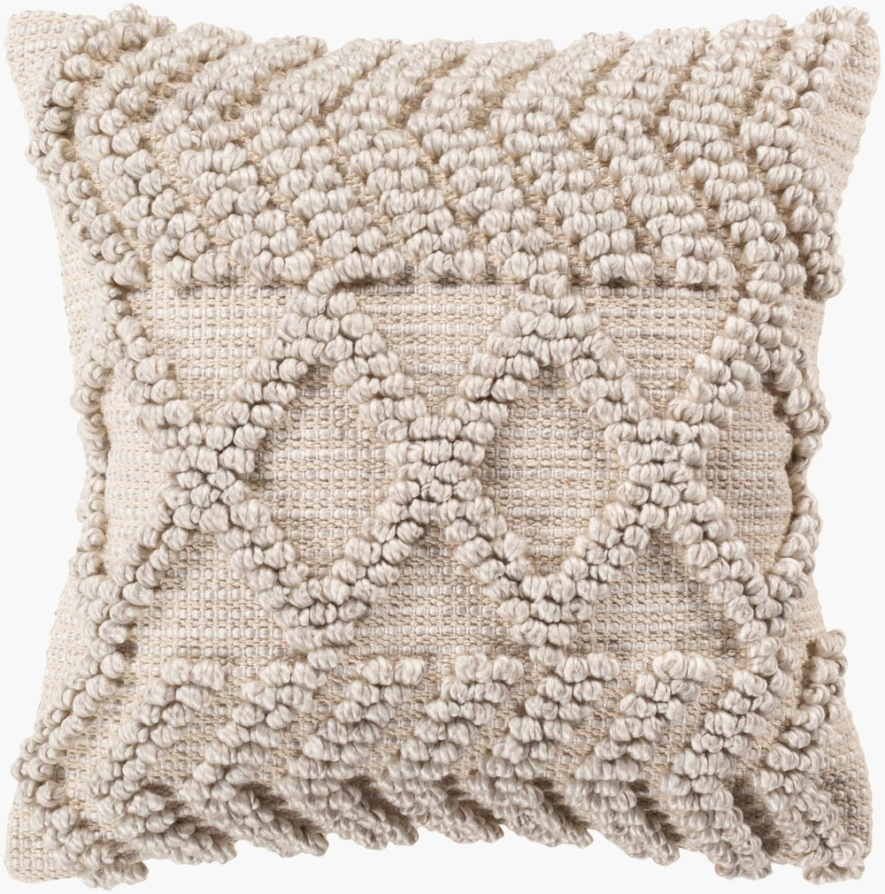 Livabliss Anders Farmhouse Cottage Square Throw Pillow Soft Cotton Blend Sofa Accent ADR008-2222P