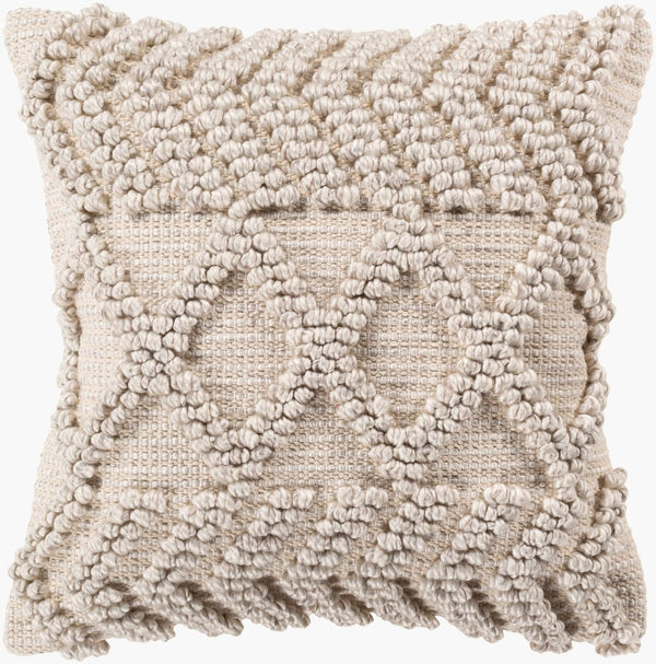 Livabliss Anders Farmhouse Cottage Square Throw Pillow Soft Cotton Blend Sofa Accent ADR008-2222P
