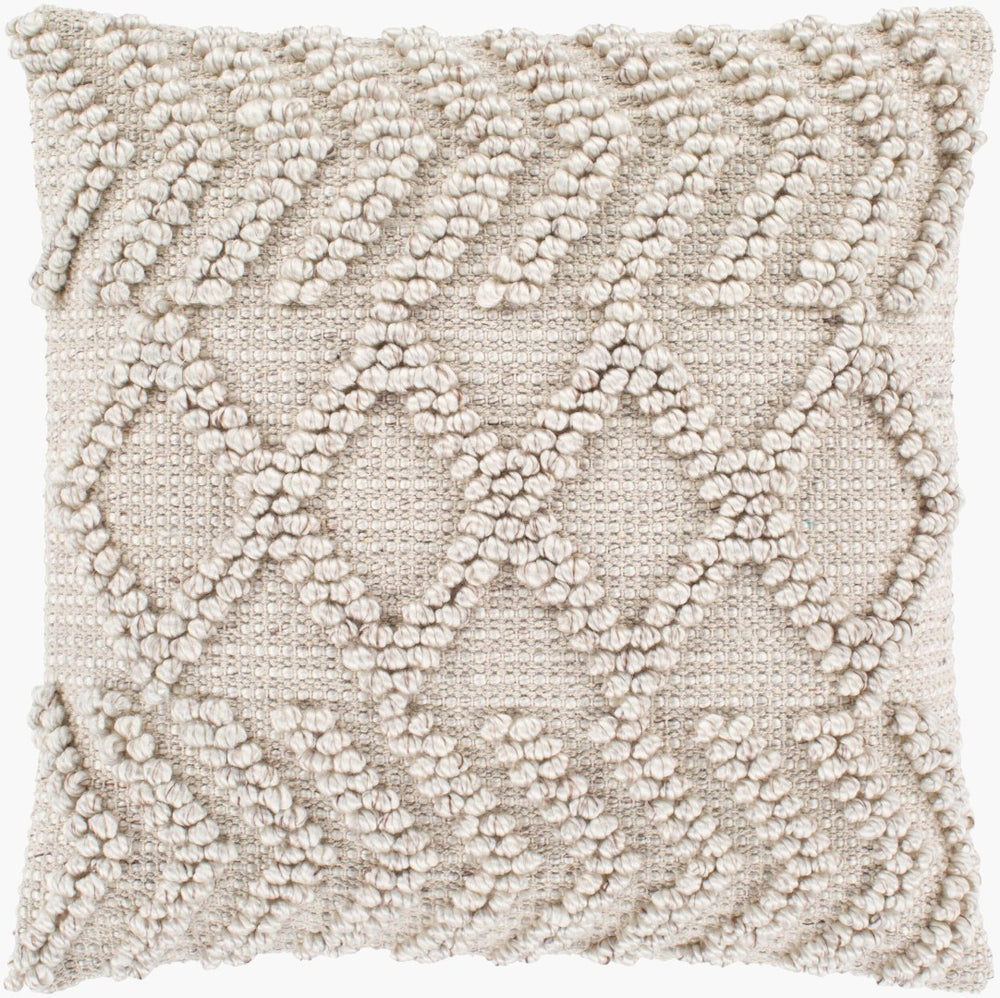 Livabliss Anders Cotton Blend Farmhouse Cottage Square Throw Pillow for Sofa Chair or Bed ADR008-2020