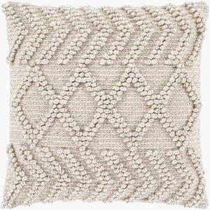Livabliss Anders Cotton Blend Farmhouse Cottage Square Throw Pillow for Sofa Chair or Bed ADR008-2020
