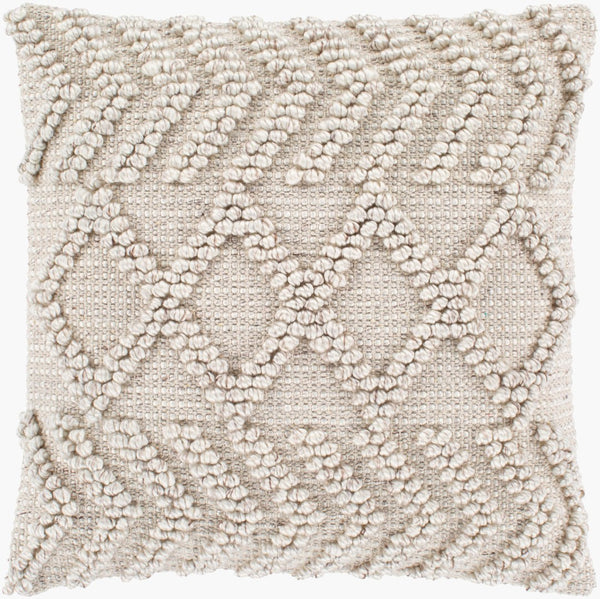 Livabliss Anders Cotton Blend Farmhouse Cottage Square Throw Pillow for Sofa Chair or Bed ADR008-2020