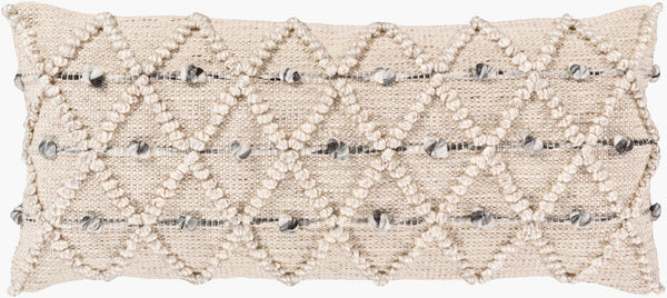 Livabliss Anders Farmhouse Cottage Lumbar Pillow Handcrafted Cotton Blend Sofa Bed Accent ADR009-3214