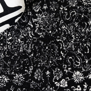 Safavieh Adirondack 109 ADR109 Power Loomed  Rug Black / Ivory ADR109Z-10