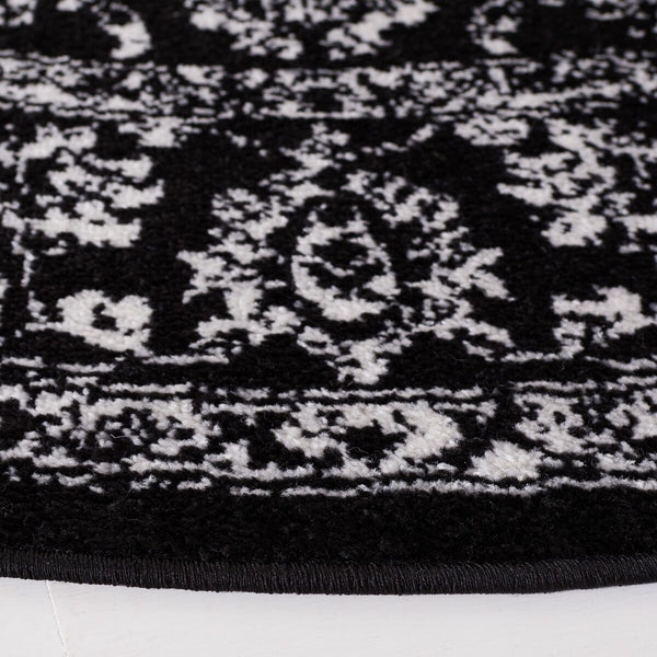 Safavieh Adirondack 109 ADR109 Power Loomed  Rug Black / Ivory ADR109Z-10