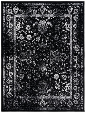 Safavieh Adirondack 109 ADR109 Power Loomed  Rug Black / Ivory ADR109Z-10
