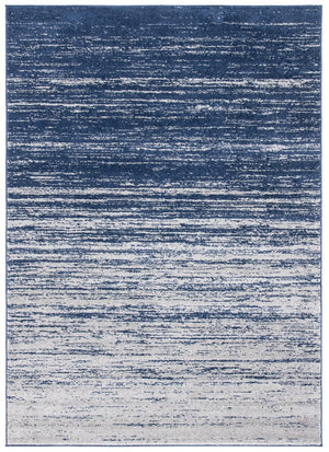 Safavieh Adirondack 113 Power Loomed 5% Polypropylene, 40% Jute, 5% Polyester Rug Navy / Grey ADR113E-10SQ