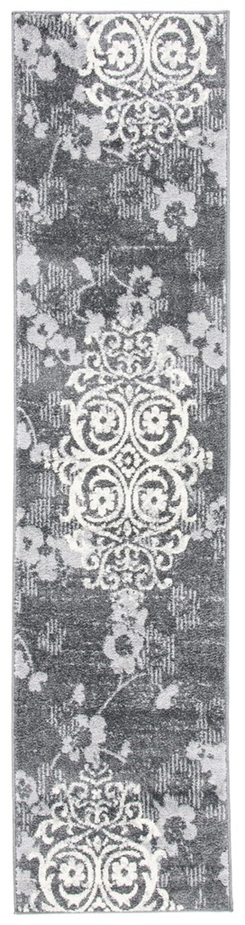 Safavieh Adirondack 114 Power Loomed 5% Polypropylene, 40% Jute, 5% Polyester Rug Charcoal / Ivory ADR114H-10