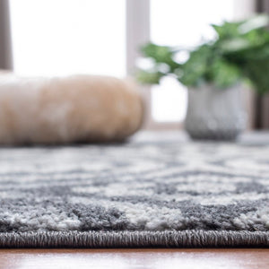 Safavieh Adirondack 114 Power Loomed 5% Polypropylene, 40% Jute, 5% Polyester Rug Charcoal / Ivory ADR114H-10