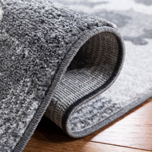 Safavieh Adirondack 114 Power Loomed 5% Polypropylene, 40% Jute, 5% Polyester Rug Charcoal / Ivory ADR114H-10