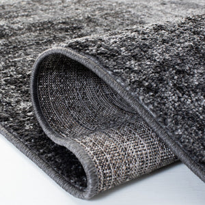 Safavieh Adirondack 130 Power Loomed 55% Polypropylene, 40% Jute, 5% Polyester Rug Black / Ivory ADR130A-212