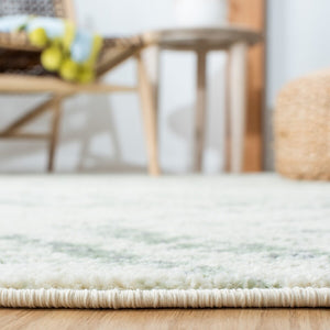 Safavieh Adirondack 131 Power Loomed 55% Polypropylene, 40% Jute, 5% Polyester Rug Ivory / Green ADR131X-1115