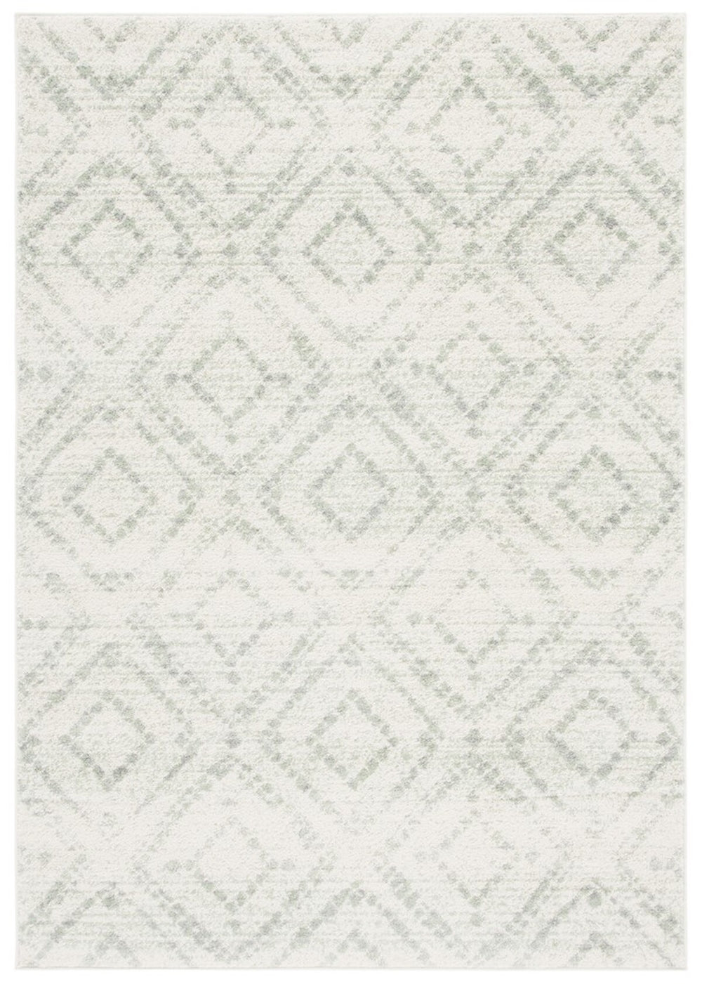 Safavieh Adirondack 131 Power Loomed 55% Polypropylene, 40% Jute, 5% Polyester Rug Ivory / Green ADR131X-1115