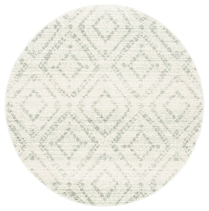 Safavieh Adirondack 131 Power Loomed 55% Polypropylene, 40% Jute, 5% Polyester Rug Ivory / Green ADR131X-1115
