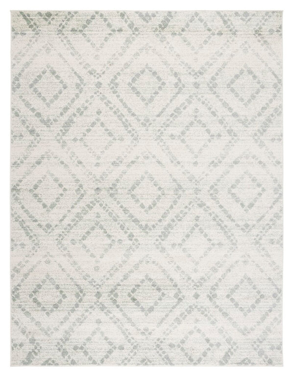 Safavieh Adirondack 131 Power Loomed 55% Polypropylene, 40% Jute, 5% Polyester Rug Ivory / Green ADR131X-1115
