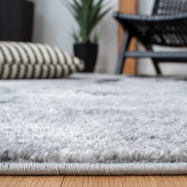 Safavieh Adirondack 134 Power Loomed 55% Polypropylene, 40% Jute, 5% Polyester Rug Grey / Black ADR134Z-216