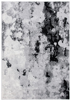 Safavieh Adirondack 134 Power Loomed 55% Polypropylene, 40% Jute, 5% Polyester Rug Grey / Black ADR134Z-216