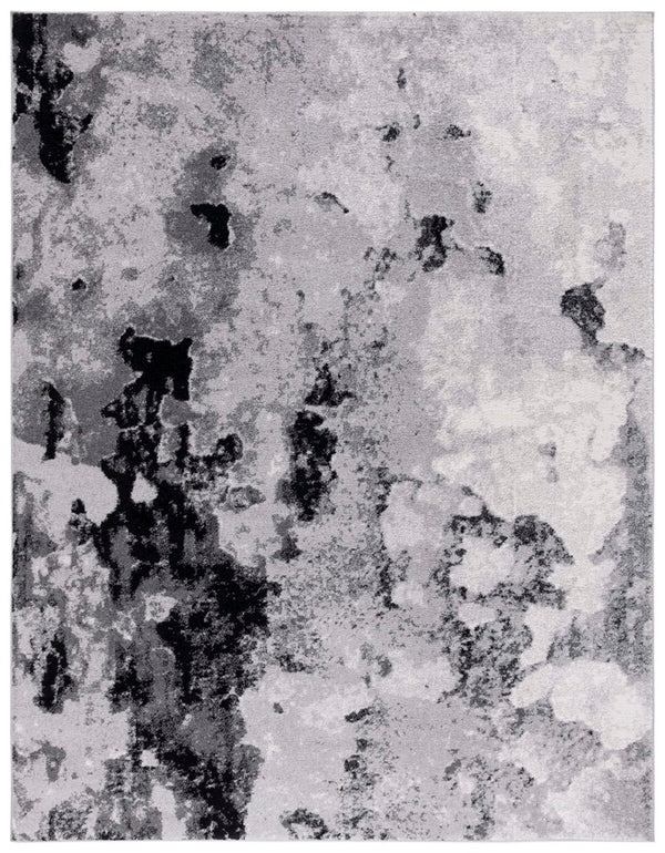 Safavieh Adirondack 134 Power Loomed 55% Polypropylene, 40% Jute, 5% Polyester Rug Grey / Black ADR134Z-216