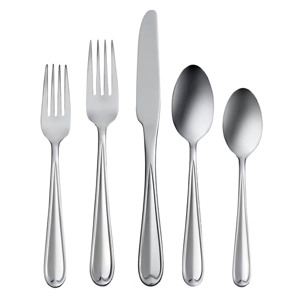 Lenox Oneida Dylan 20 Piece Everyday Flatware Set, Service for 4 Metallic, STAINLESS METAL H085020A