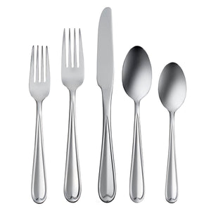 Lenox Oneida Dylan 20 Piece Everyday Flatware Set, Service for 4 Metallic, STAINLESS METAL H085020A