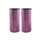 Lenox Cambridge Insulated Garnet Pink Geode Slim Can Coolers, 2 Pack NO COLOR METAL ECW9195PCBWFDS