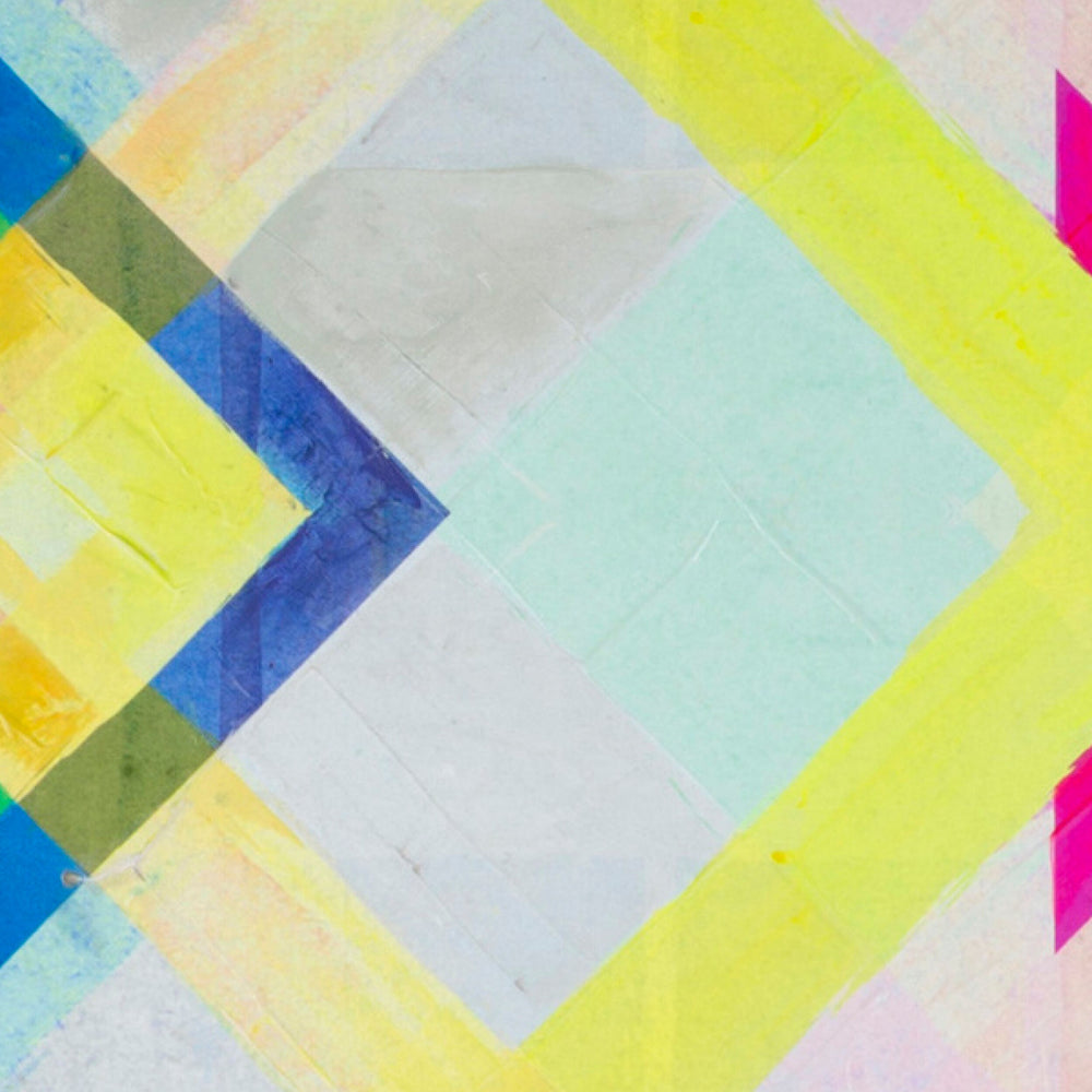 Surya Arkady 40"H X 40"W Canvas Art - Modern Decor Statement Piece For Home & Office, Easy Care & Warranty Main, Blue Paper Ady5000-4040