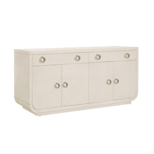 Brighton 4-Door Buffet with Storage Drawers White, North Star Finish P378302 Pulaski Furniture